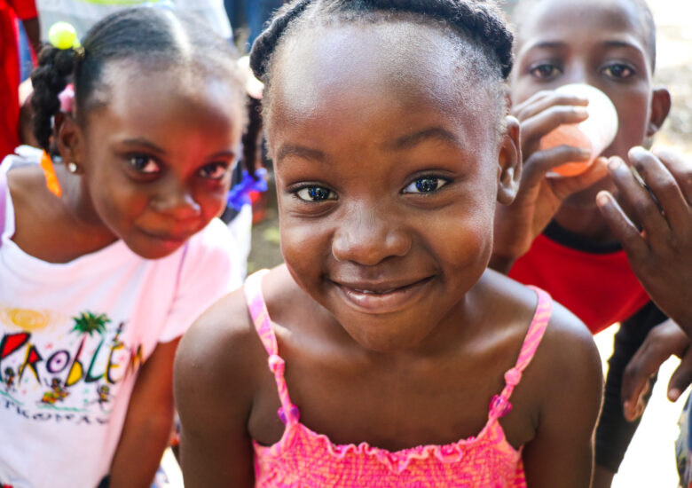Beautiful children in Haut Limbe, Haiti.